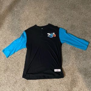 Mitchell & Ness L Charlotte Hornets 3/4th sleeve